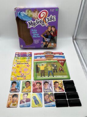 Mystery Date Electronic Talking Phone Game VTG 2000 Y2K 99% Complete NO PHONE
